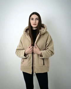 Kurtka  pikowana Paula VIII Camelowa