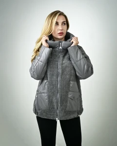 Kurtka  pikowana Paula I Szara
