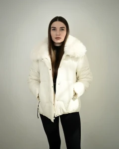 Kurtka  pikowana  Aurora IV Biała