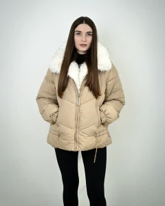 Kurtka  pikowana  Aurora VII Camelowa