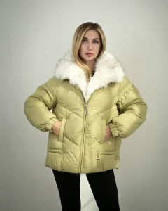 Kurtka  pikowana  Aurora VII Zielona