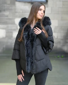 Kurtka puchowa Adriana IV Czarna