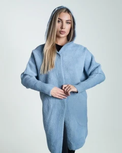 Kurtka z alpaki Estrella IV Jeansowa